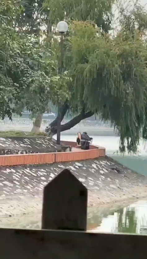 Sáng ra bờ hồ chịch nhau bị quay lén